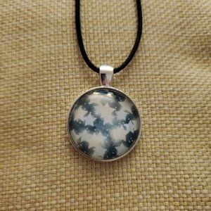 Stars in the Light Cabochon Pendant - Handmade